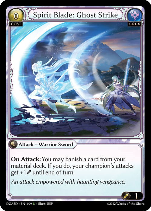 Spirit Blade: Ghost Strike (099) [Dawn of Ashes: Starter Decks] | Card Merchant Takapuna