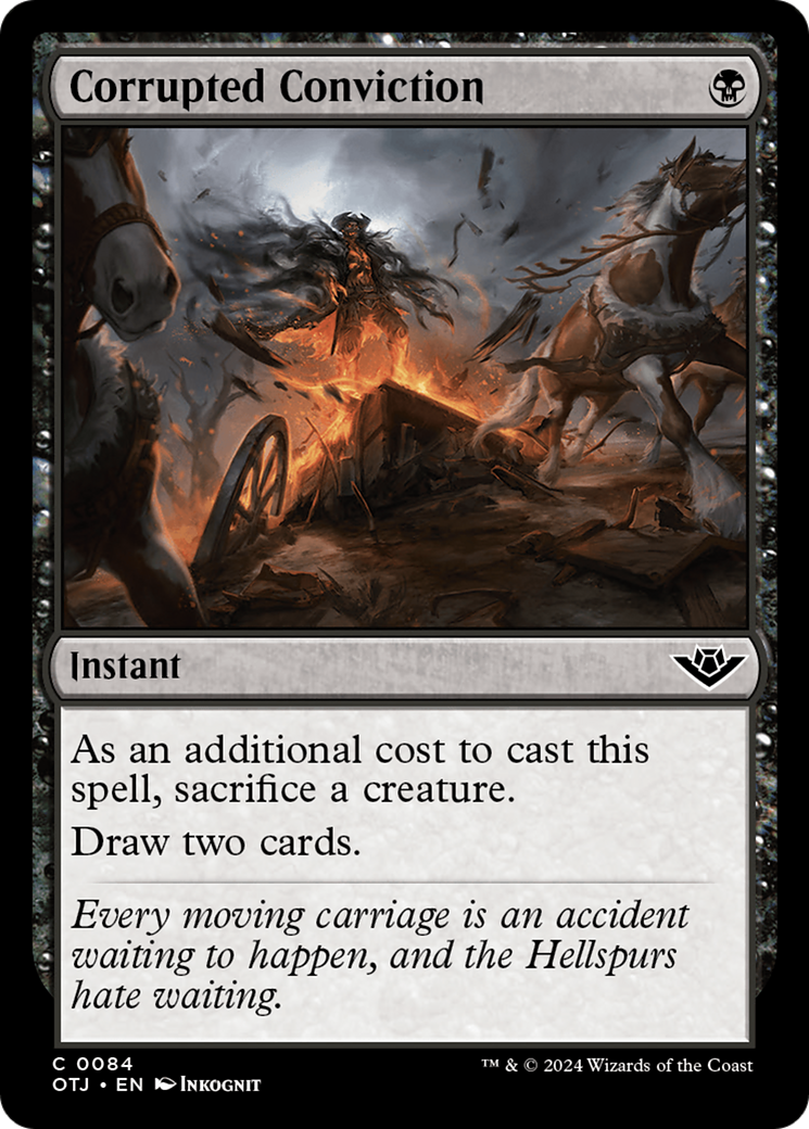 Corrupted Conviction [Outlaws of Thunder Junction] | Card Merchant Takapuna