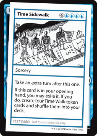 Time Sidewalk (2021 Edition) [Mystery Booster Playtest Cards] | Card Merchant Takapuna