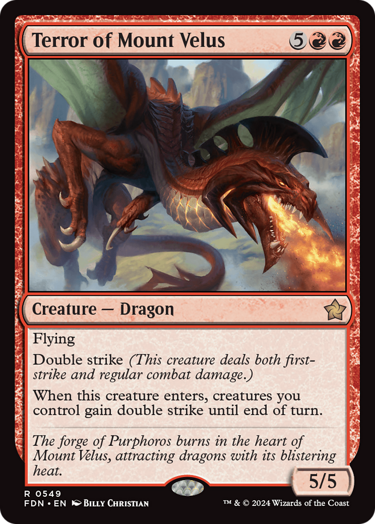 Terror of Mount Velus [Foundations] | Card Merchant Takapuna