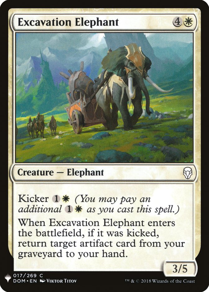 Excavation Elephant [Mystery Booster] | Card Merchant Takapuna