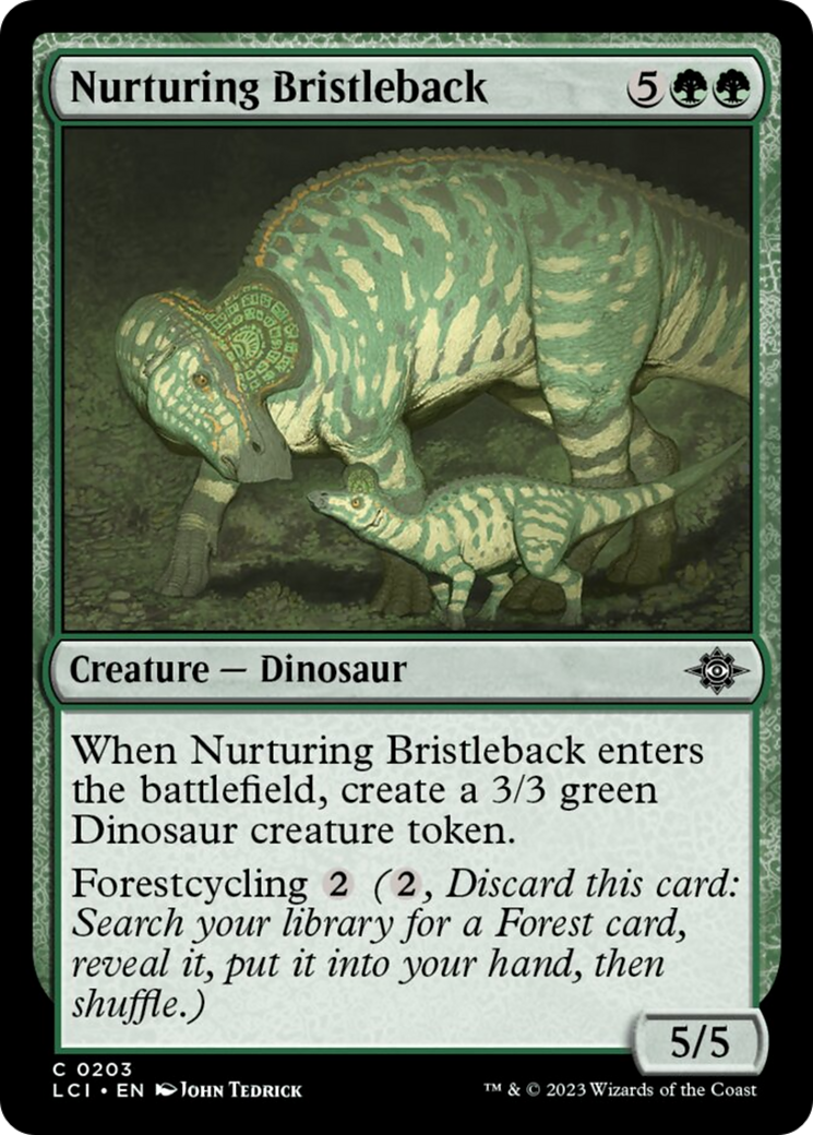 Nurturing Bristleback [The Lost Caverns of Ixalan] | Card Merchant Takapuna