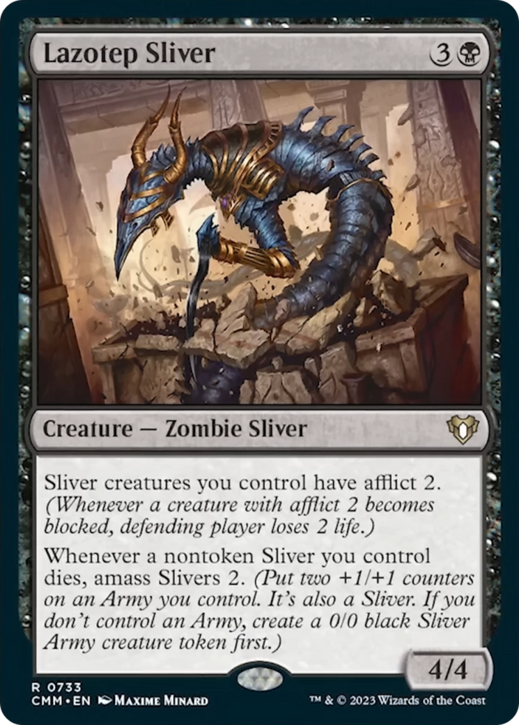 Lazotep Sliver [Commander Masters] | Card Merchant Takapuna