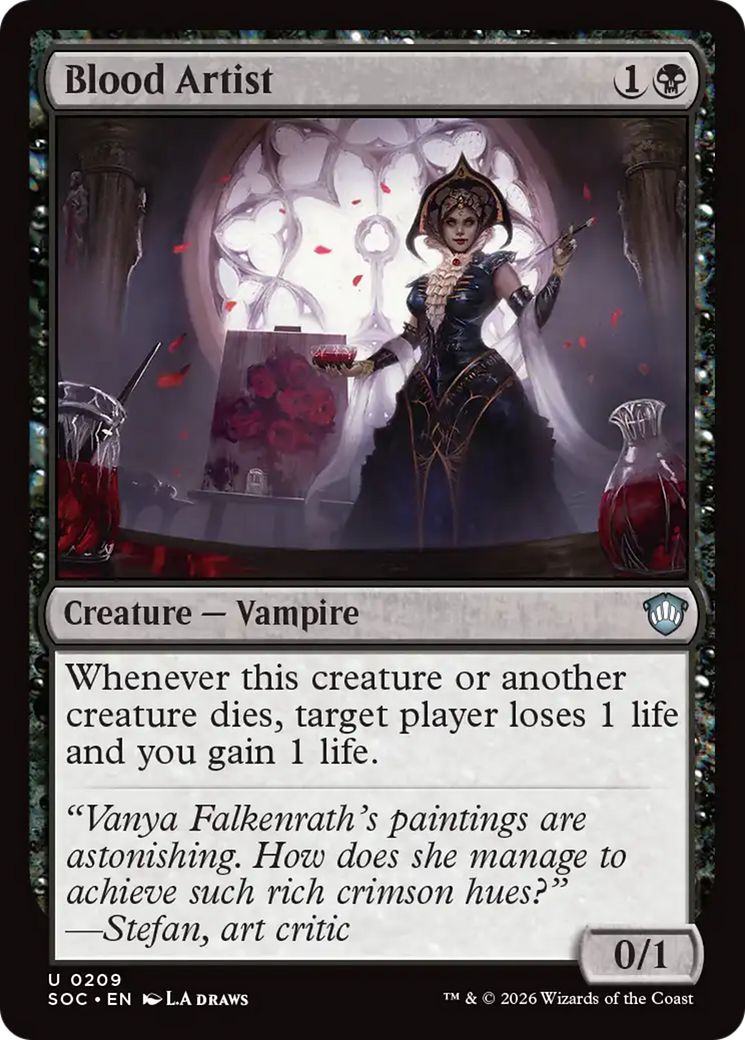 Blood Artist [Secrets of Strixhaven Commander] | Card Merchant Takapuna