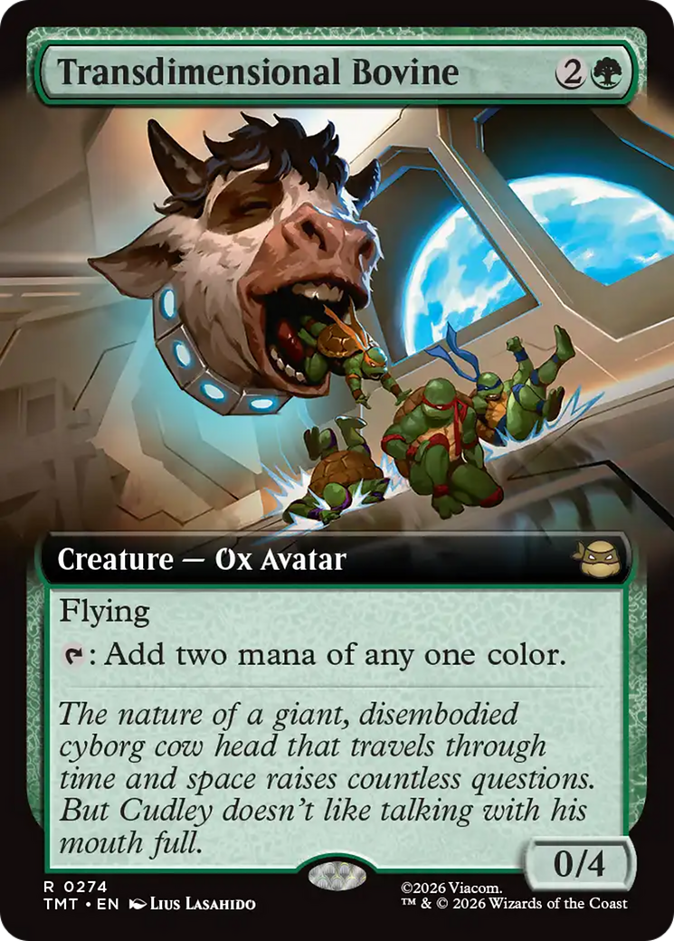 Transdimensional Bovine (Extended Art) [Teenage Mutant Ninja Turtles] | Card Merchant Takapuna