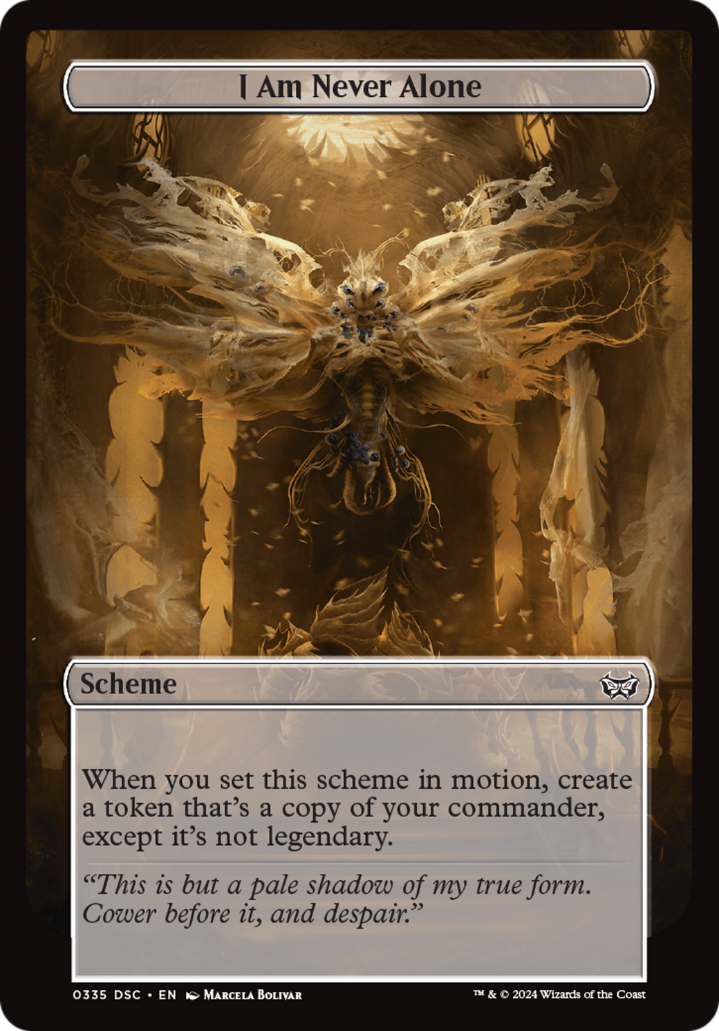 I Am Never Alone (Full Art) [Duskmourn: Archenemy] | Card Merchant Takapuna
