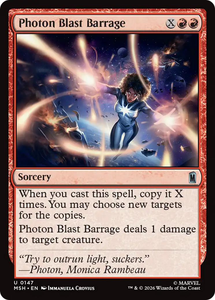Photon Blast Barrage [Marvel Super Heroes] | Card Merchant Takapuna