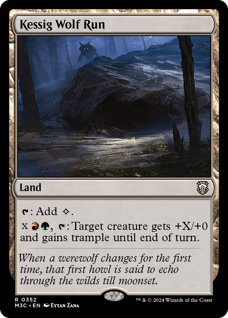 Kessig Wolf Run (Ripple Foil) [Modern Horizons 3 Commander] | Card Merchant Takapuna