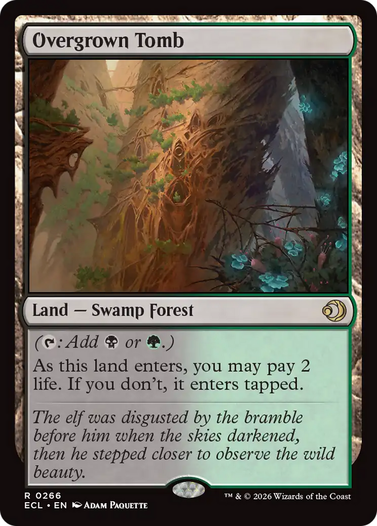 Overgrown Tomb [Lorwyn Eclipsed] | Card Merchant Takapuna