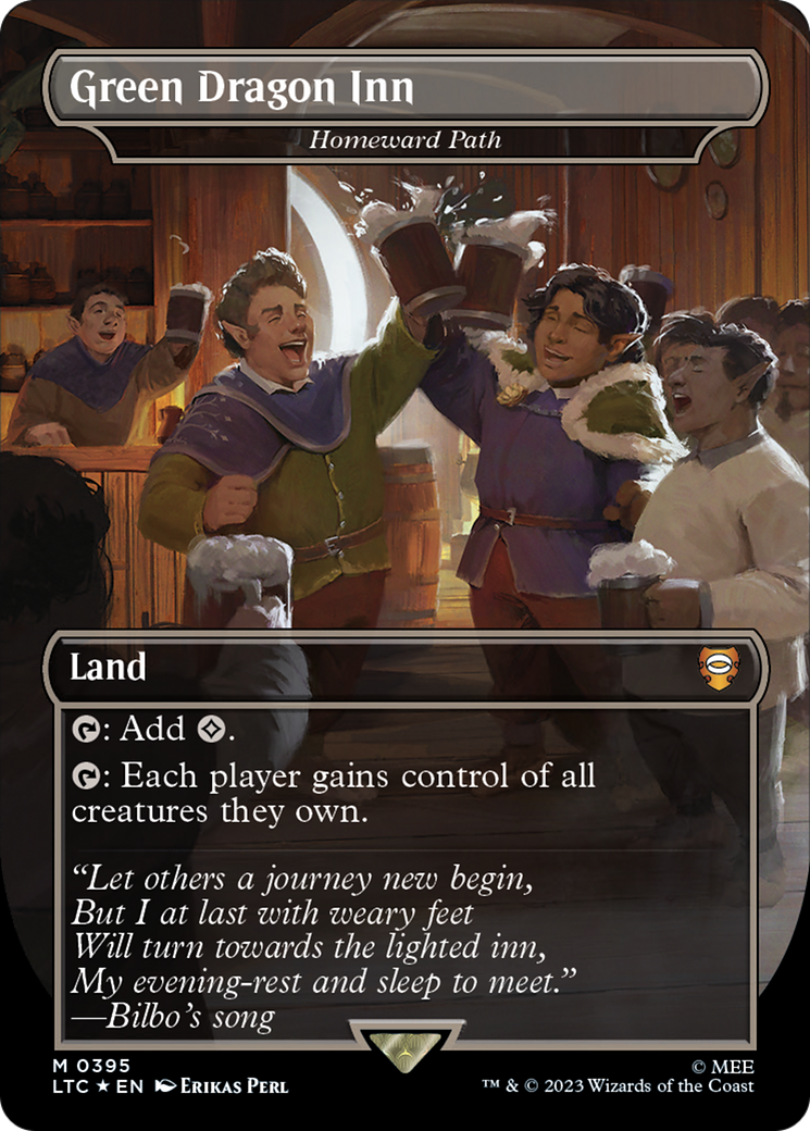 Green Dragon Inn - Homeward Path (Surge Foil Realms and Relics) [The Lord of the Rings: Tales of Middle-Earth Commander] | Card Merchant Takapuna