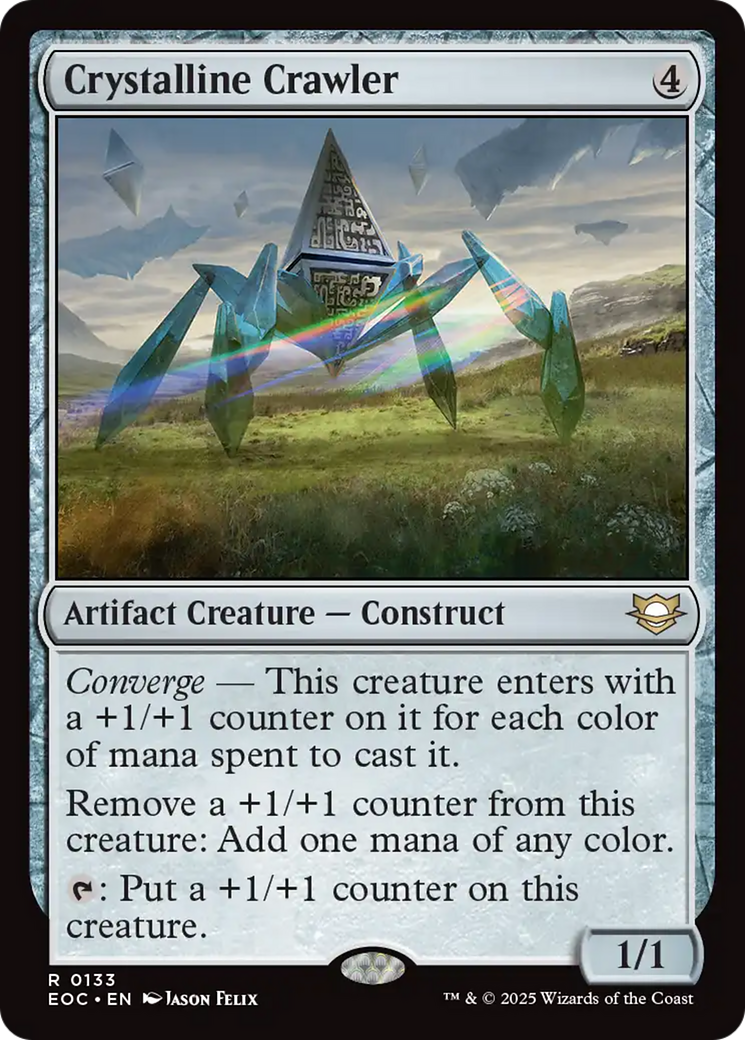 Crystalline Crawler [Edge of Eternities Commander] | Card Merchant Takapuna