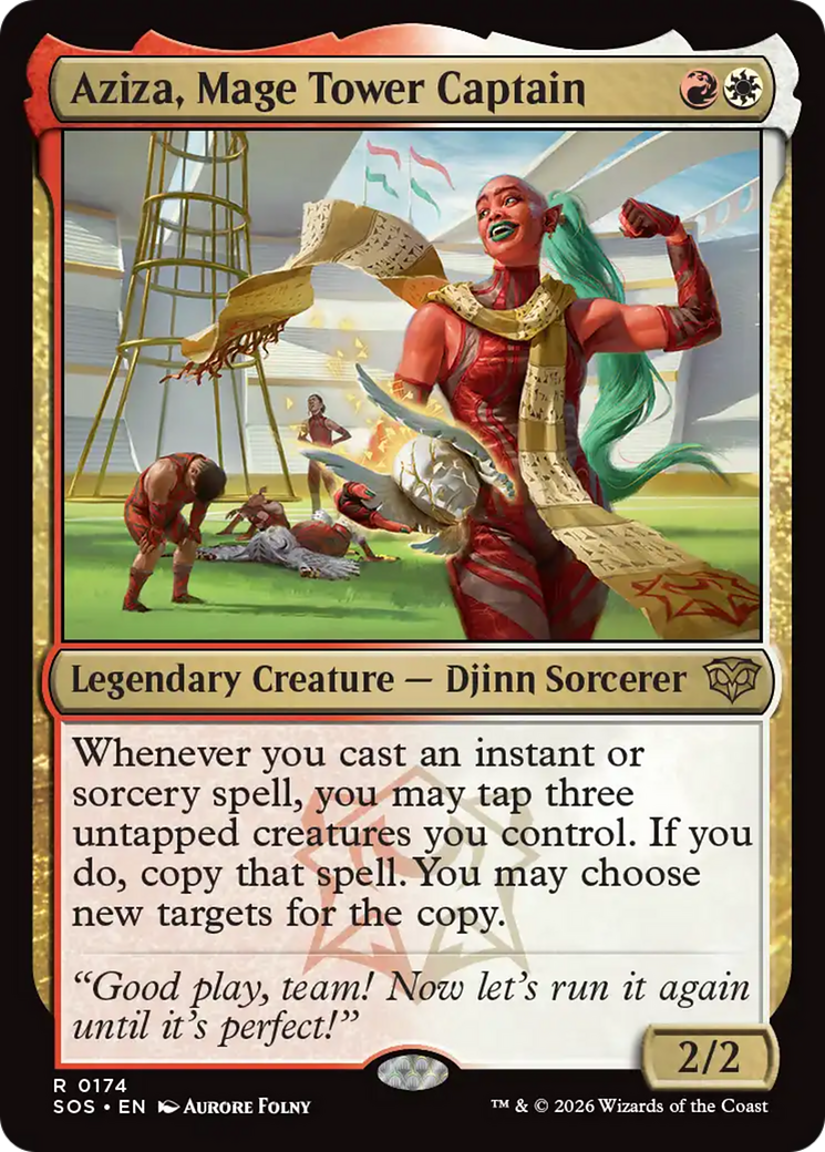 Aziza, Mage Tower Captain [Secrets of Strixhaven] | Card Merchant Takapuna