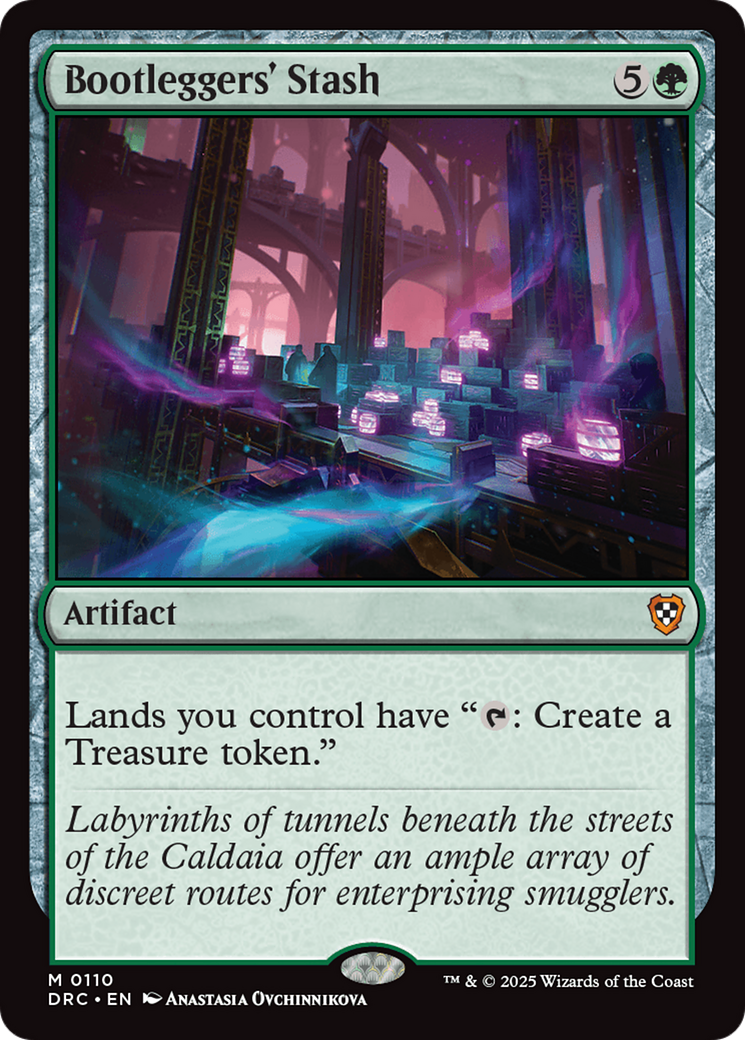 Bootleggers' Stash [Aetherdrift Commander] | Card Merchant Takapuna