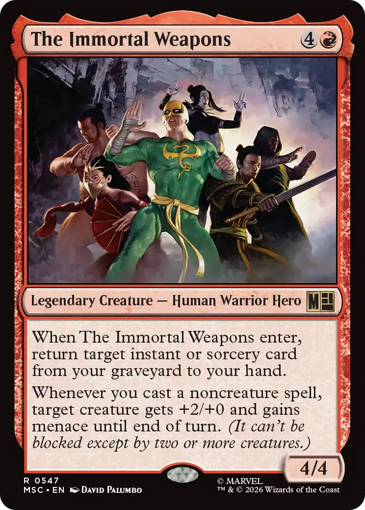 The Immortal Weapons [Marvel Super Heroes Commander] | Card Merchant Takapuna