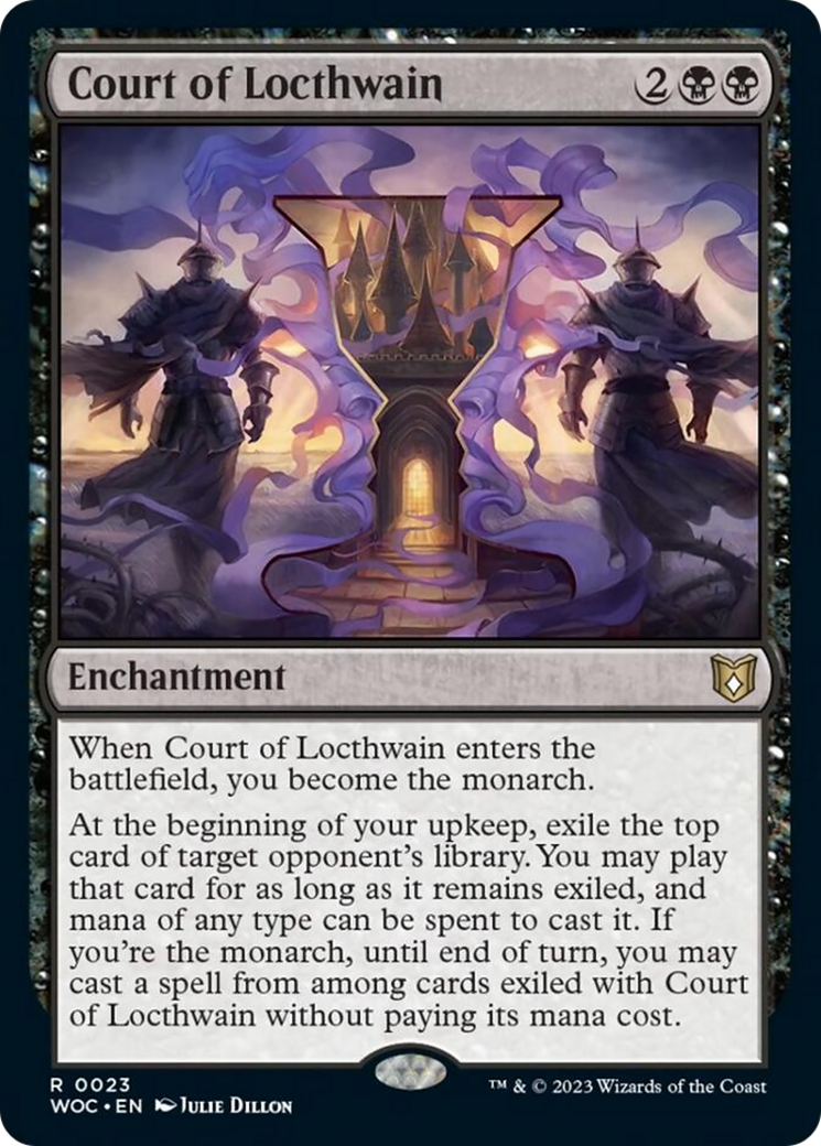 Court of Locthwain [Wilds of Eldraine Commander] | Card Merchant Takapuna