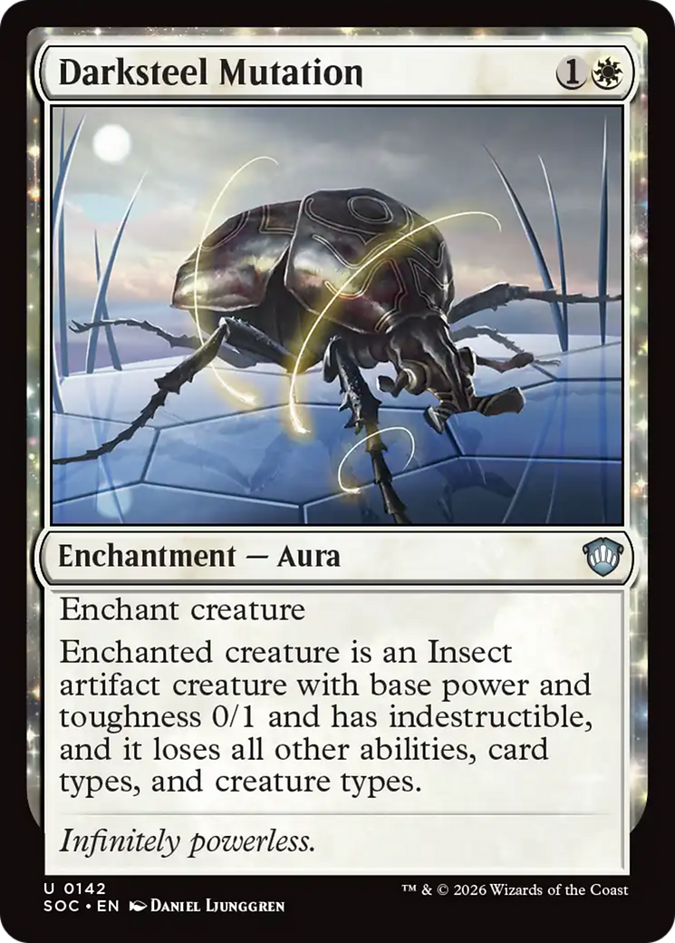 Darksteel Mutation [Secrets of Strixhaven Commander] | Card Merchant Takapuna
