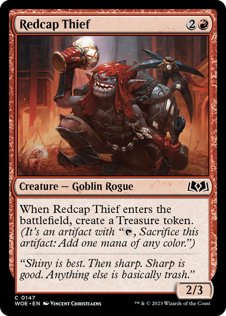 Redcap Thief [Wilds of Eldraine] | Card Merchant Takapuna