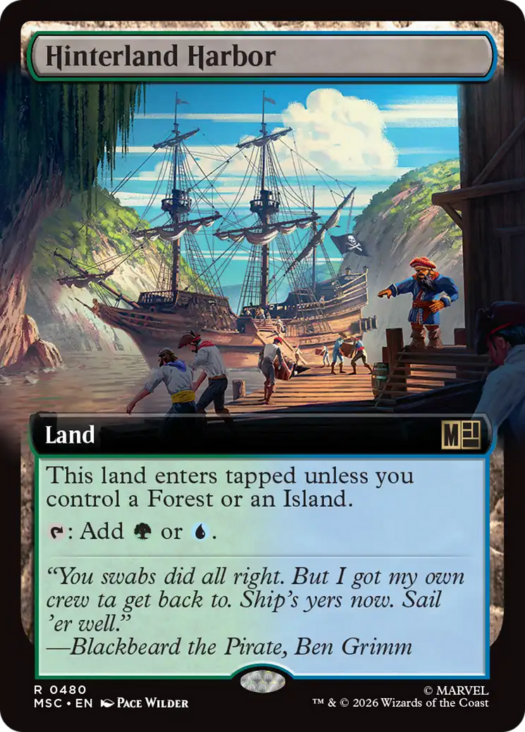 Hinterland Harbor (Extended Art) [Marvel Super Heroes Commander] | Card Merchant Takapuna