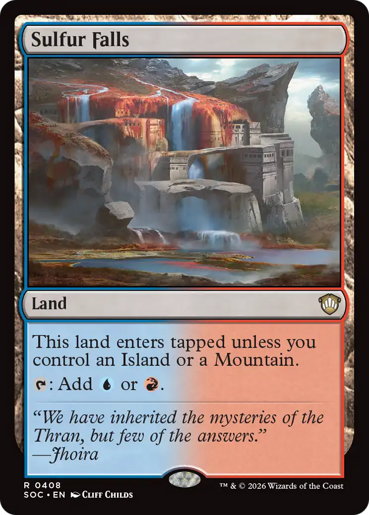 Sulfur Falls [Secrets of Strixhaven Commander] | Card Merchant Takapuna