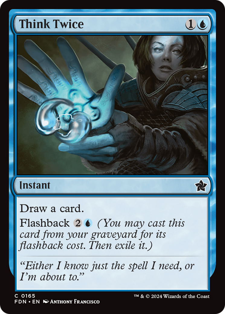 Think Twice [Foundations] | Card Merchant Takapuna