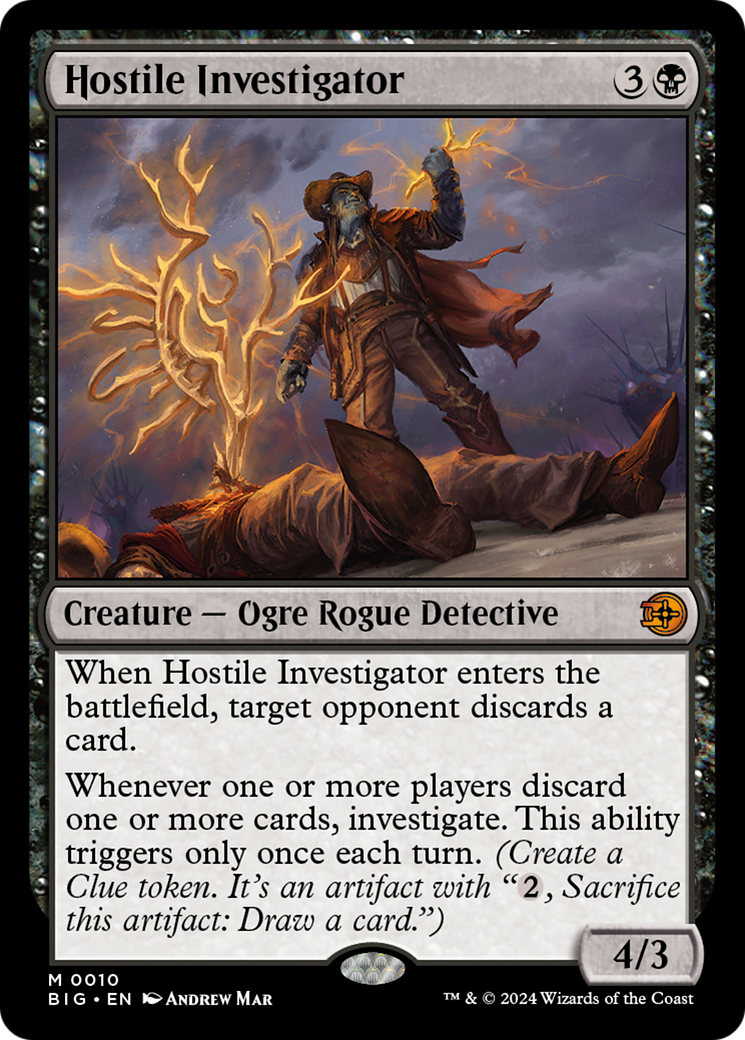 Hostile Investigator [Outlaws of Thunder Junction: The Big Score] | Card Merchant Takapuna