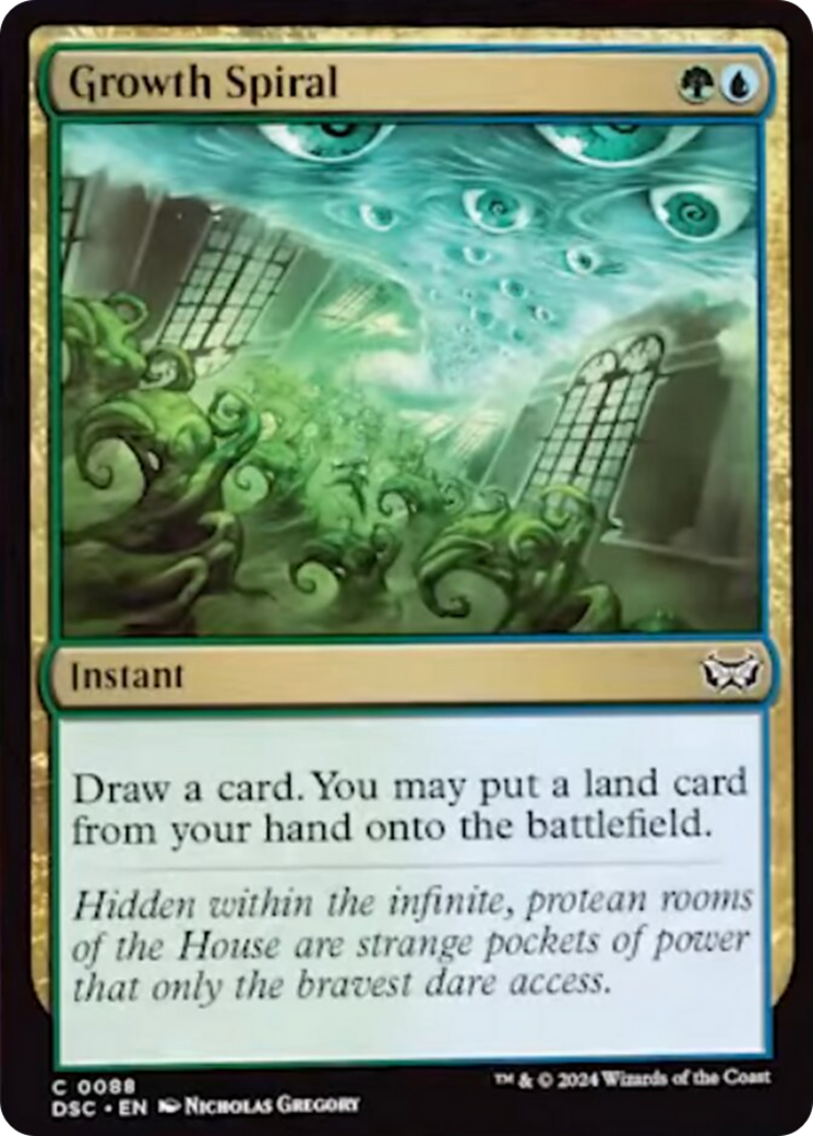 Growth Spiral [Duskmourn: House of Horror Commander] | Card Merchant Takapuna