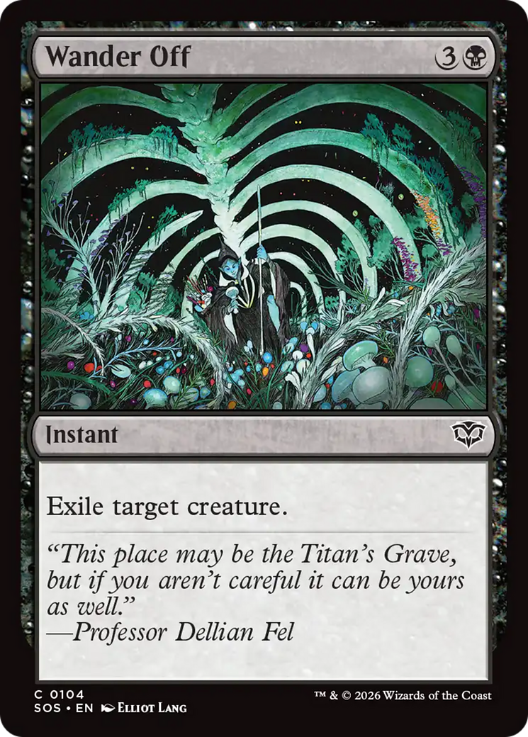 Wander Off [Secrets of Strixhaven] | Card Merchant Takapuna