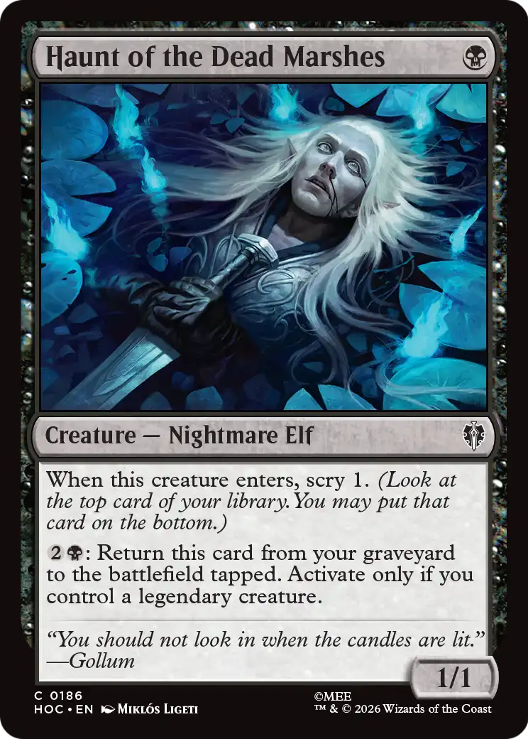 Haunt of the Dead Marshes [The Hobbit: Eternal-Legal] | Card Merchant Takapuna