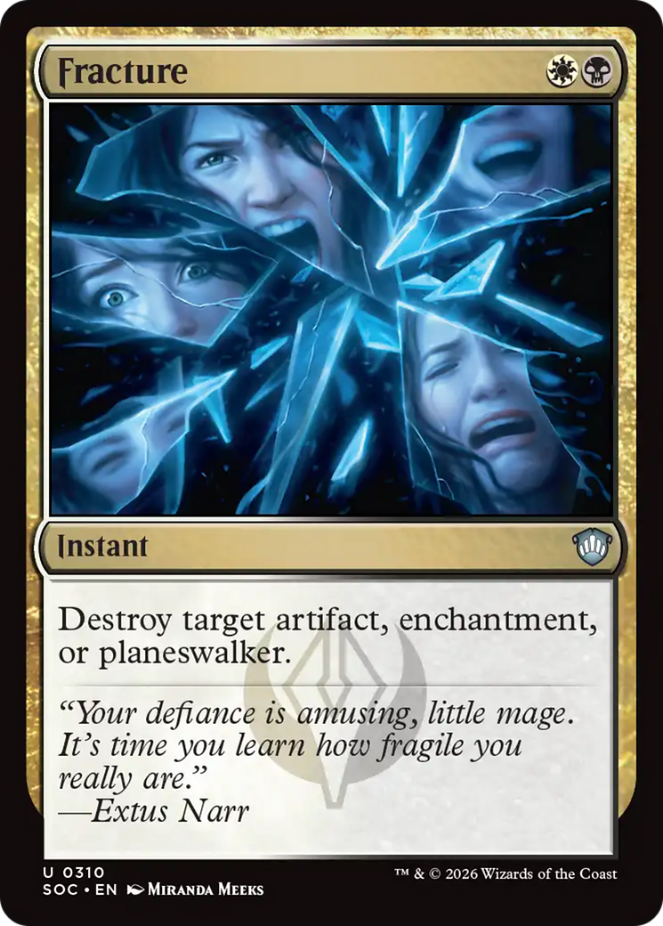 Fracture [Secrets of Strixhaven Commander] | Card Merchant Takapuna