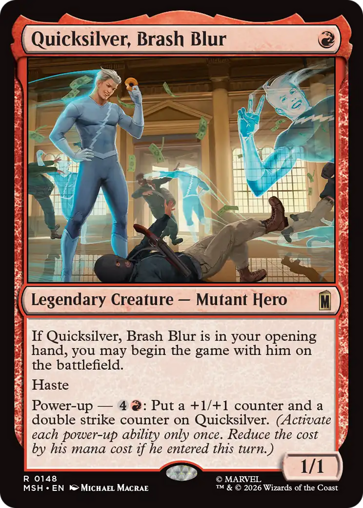 Quicksilver, Brash Blur [Marvel Super Heroes] | Card Merchant Takapuna