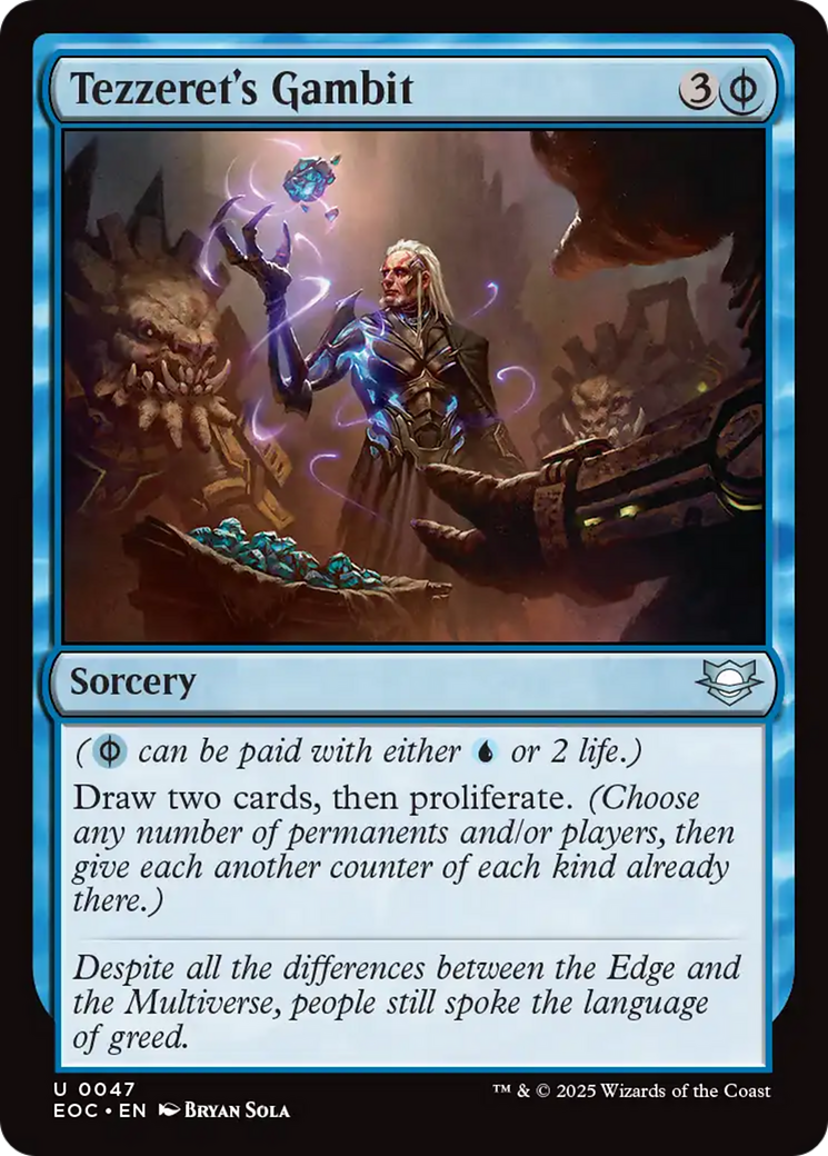 Tezzeret's Gambit [Edge of Eternities Commander] | Card Merchant Takapuna