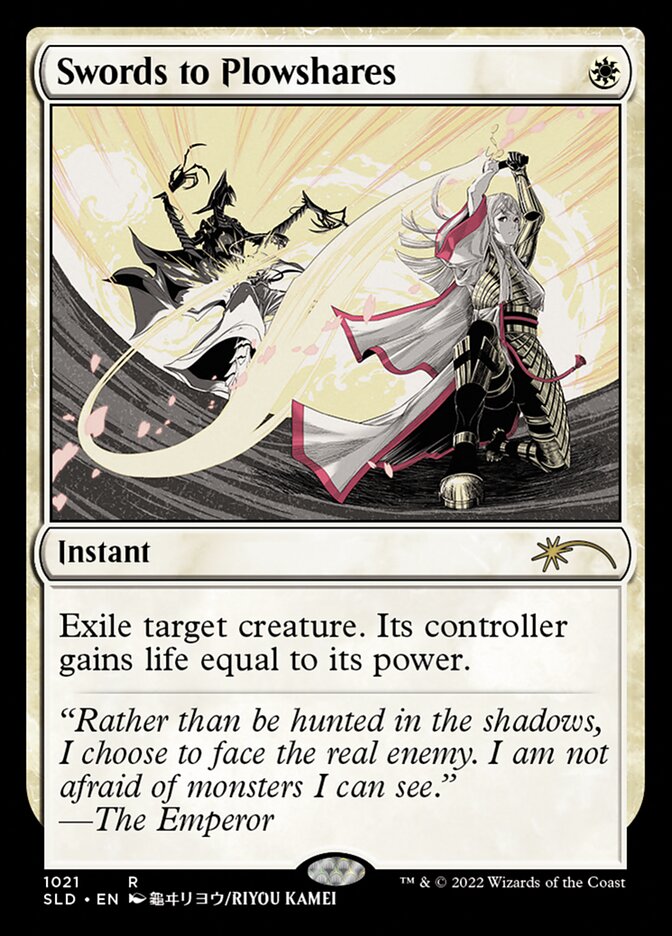 Swords to Plowshares (1021) [Secret Lair Drop Series] | Card Merchant Takapuna