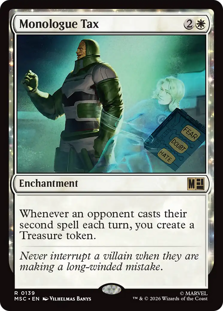 Monologue Tax [Marvel Super Heroes Commander] | Card Merchant Takapuna