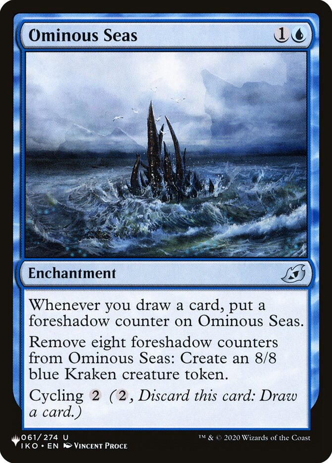 Ominous Seas [The List] | Card Merchant Takapuna