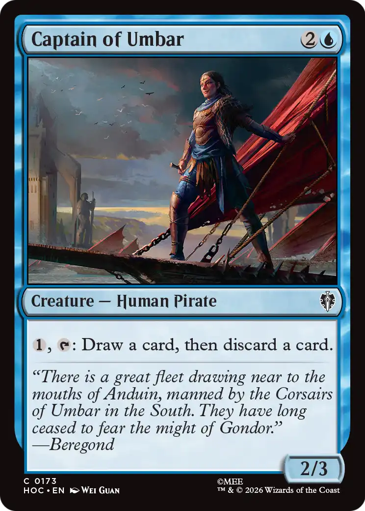 Captain of Umbar [The Hobbit: Eternal-Legal] | Card Merchant Takapuna