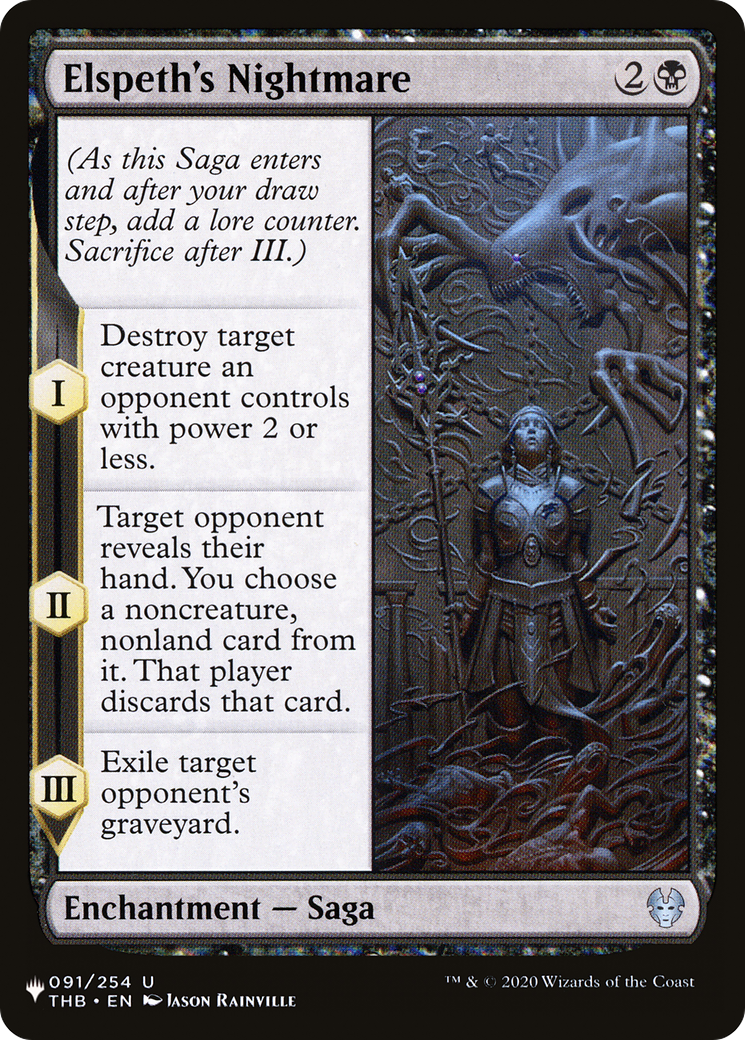Elspeth's Nightmare [The List] | Card Merchant Takapuna