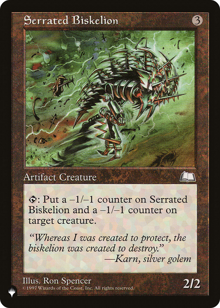 Serrated Biskelion [The List] | Card Merchant Takapuna