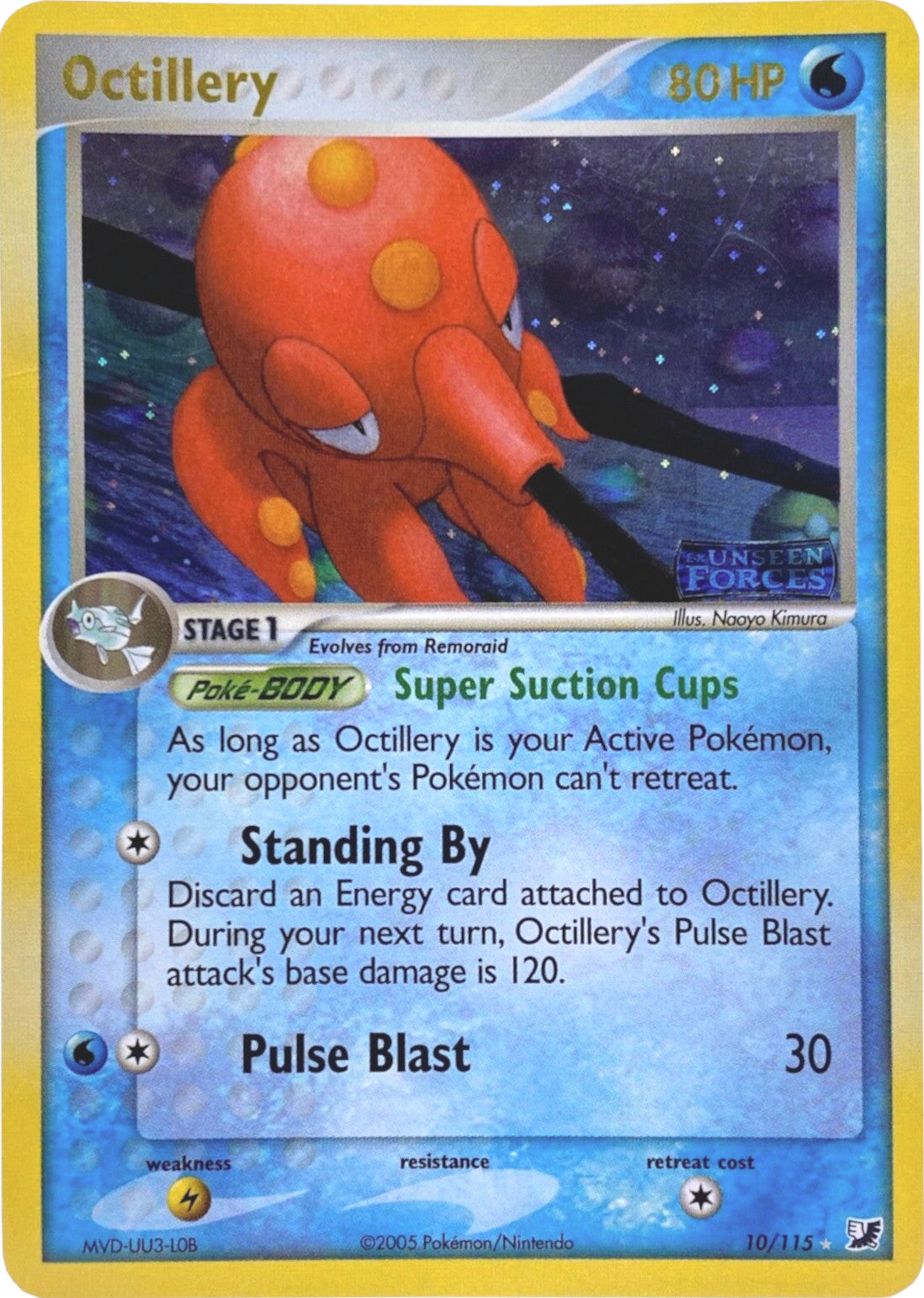 Octillery (10/115) (Stamped) [EX: Unseen Forces] | Card Merchant Takapuna