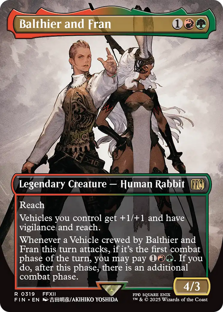 Balthier and Fran (Borderless) (0319) [FINAL FANTASY] | Card Merchant Takapuna
