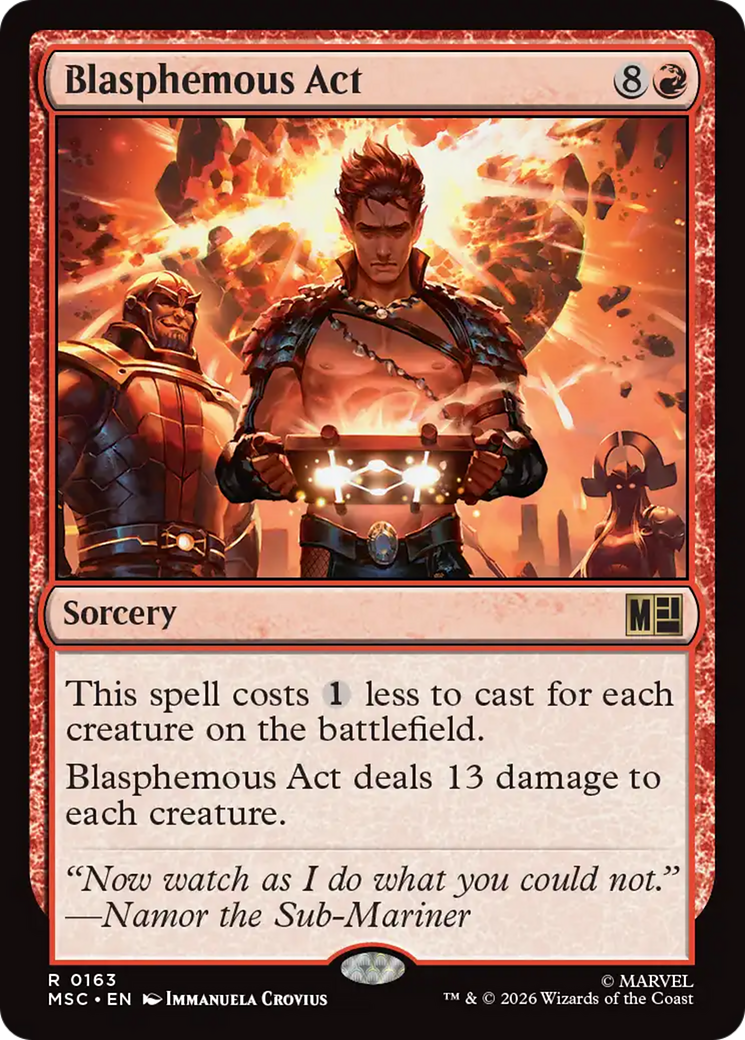 Blasphemous Act [Marvel Super Heroes Commander] | Card Merchant Takapuna