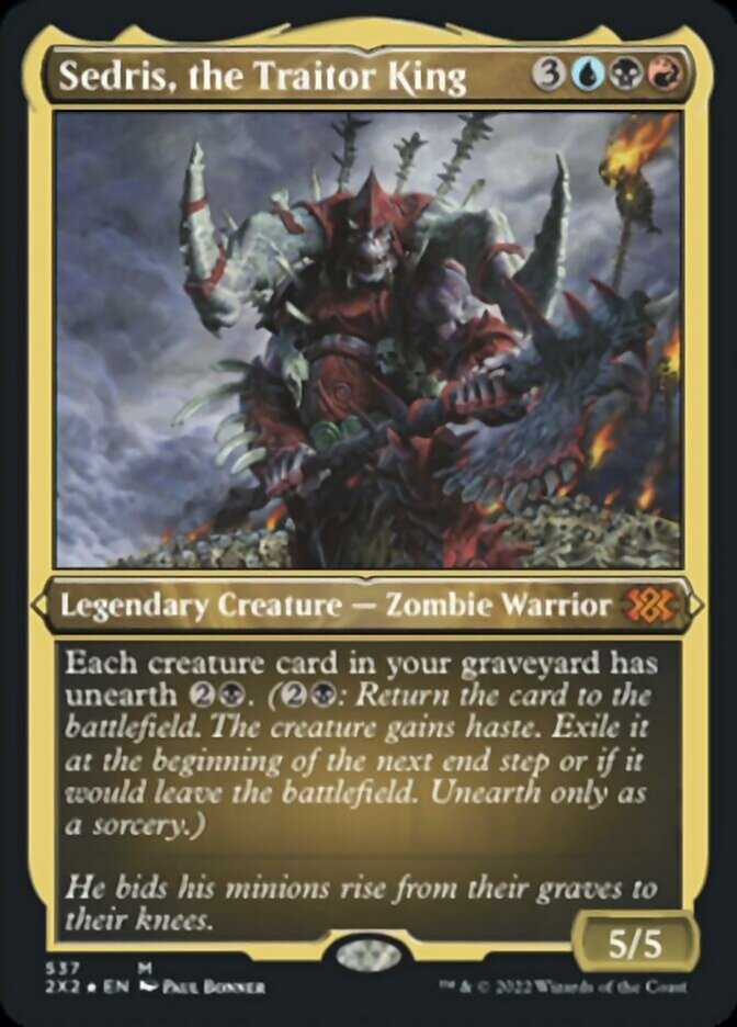 Sedris, the Traitor King (Foil Etched) [Double Masters 2022] | Card Merchant Takapuna