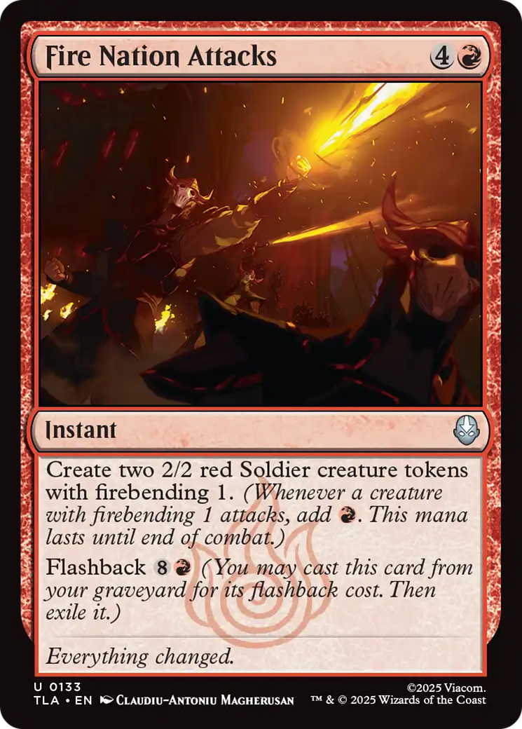 Fire Nation Attacks [Avatar: The Last Airbender] | Card Merchant Takapuna