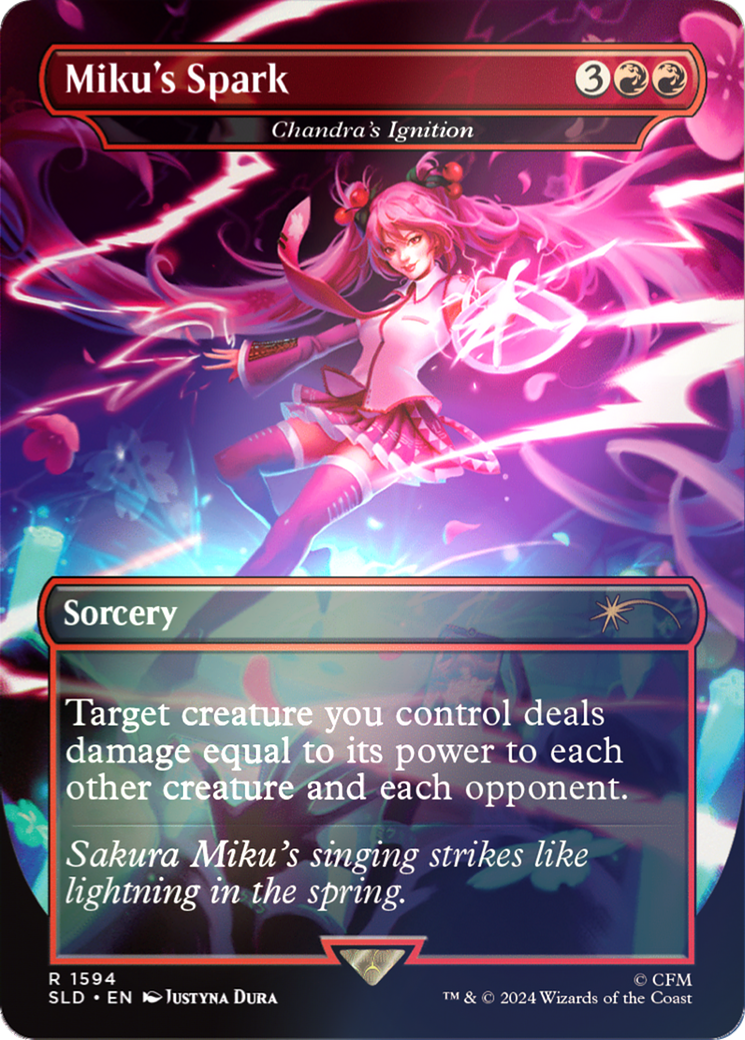 Miku's Spark - Chandra's Ignition (Rainbow Foil) [Secret Lair Drop Series] | Card Merchant Takapuna