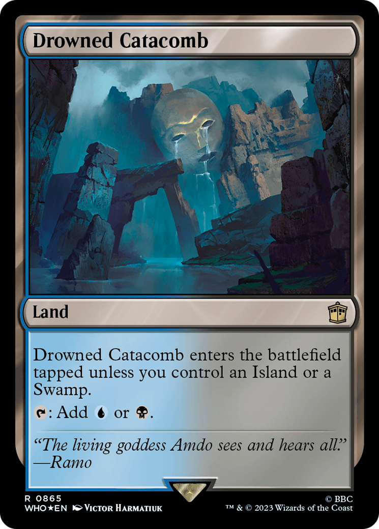 Drowned Catacomb (Surge Foil) [Doctor Who] | Card Merchant Takapuna