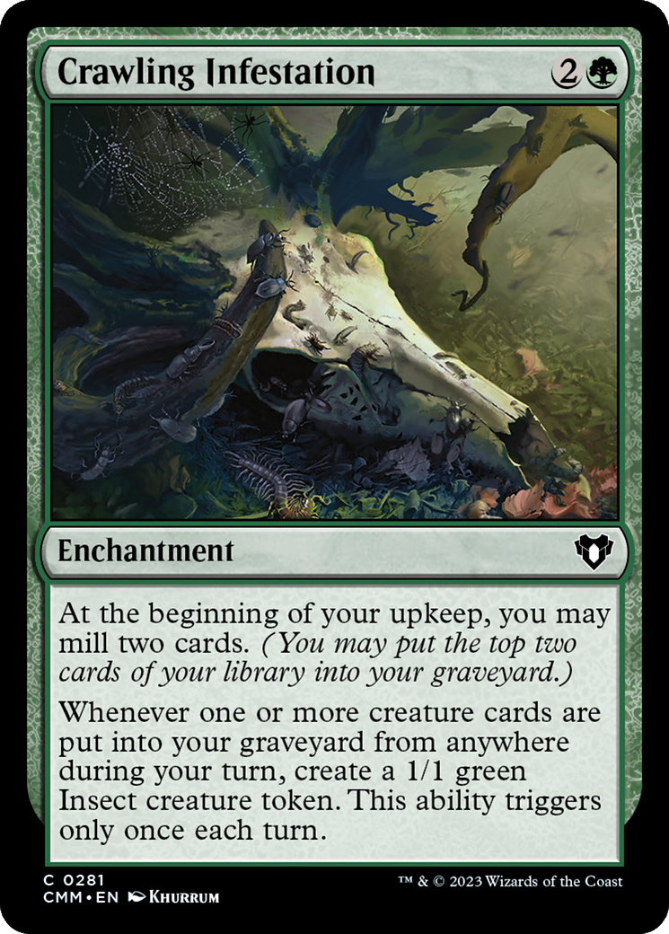 Crawling Infestation [Commander Masters] | Card Merchant Takapuna