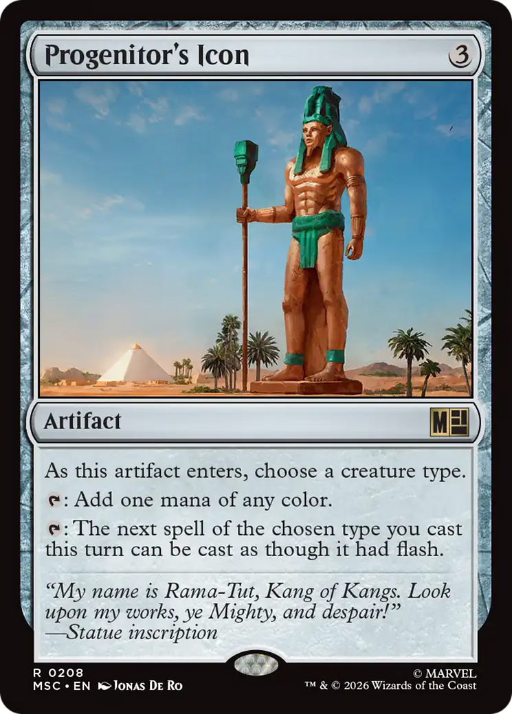 Progenitor's Icon (Surge Foil) [Marvel Super Heroes Commander] | Card Merchant Takapuna