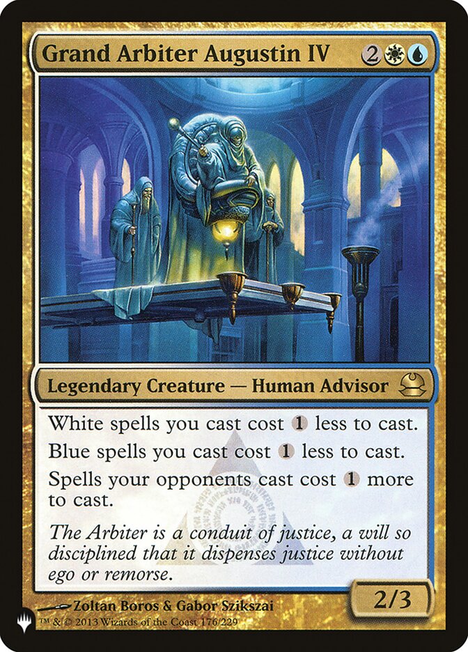 Grand Arbiter Augustin IV [The List] | Card Merchant Takapuna