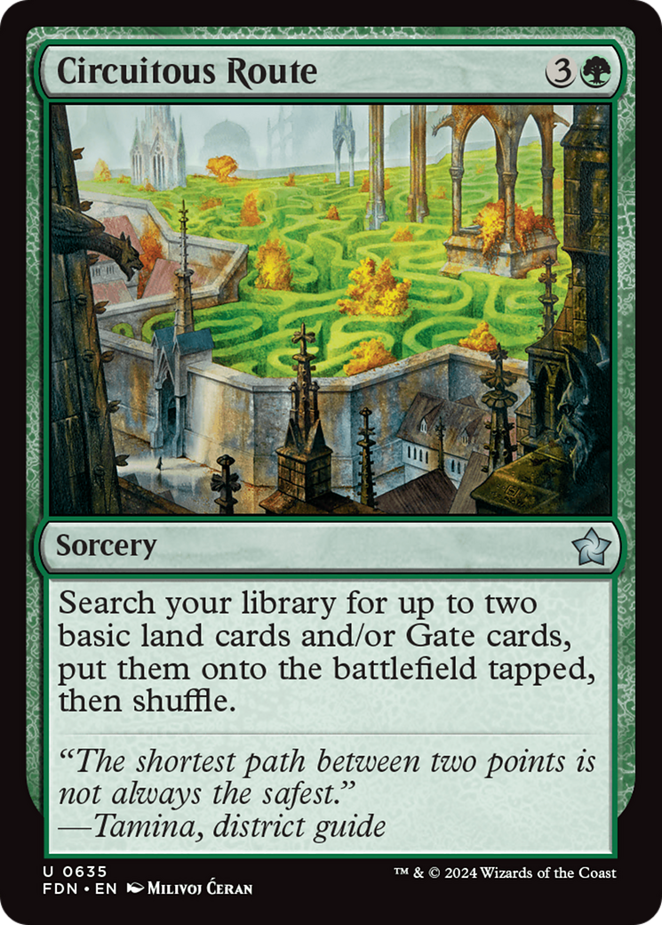 Circuitous Route [Foundations] | Card Merchant Takapuna