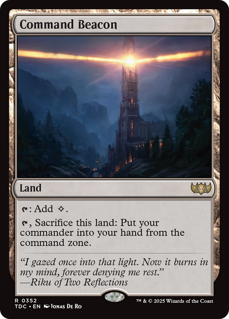 Command Beacon [Tarkir: Dragonstorm Commander] | Card Merchant Takapuna