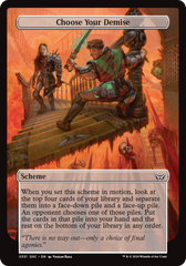 Choose Your Demise (Full Art) [Duskmourn: Archenemy] | Card Merchant Takapuna